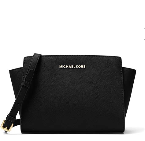 michael kors selma medium saffiano leather messenger truffle|Selma Medium Saffiano Leather Messenger Bag .